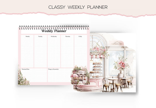 Classy Weekly Planner