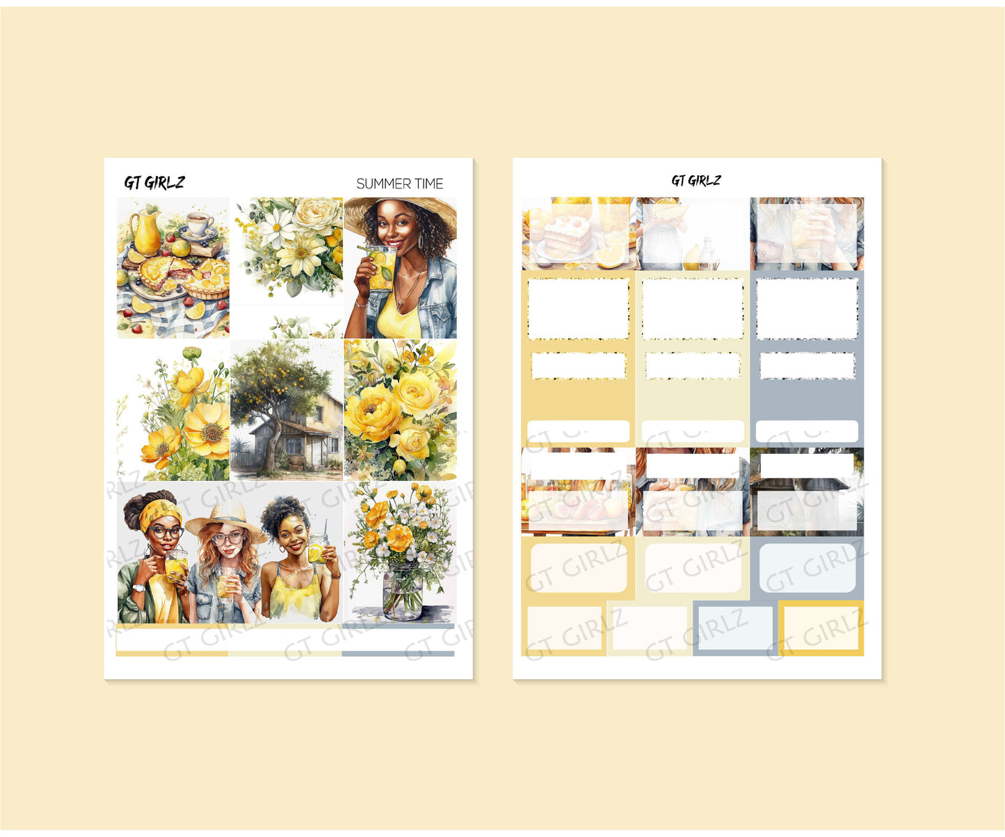 Summer Time Sticker Kit