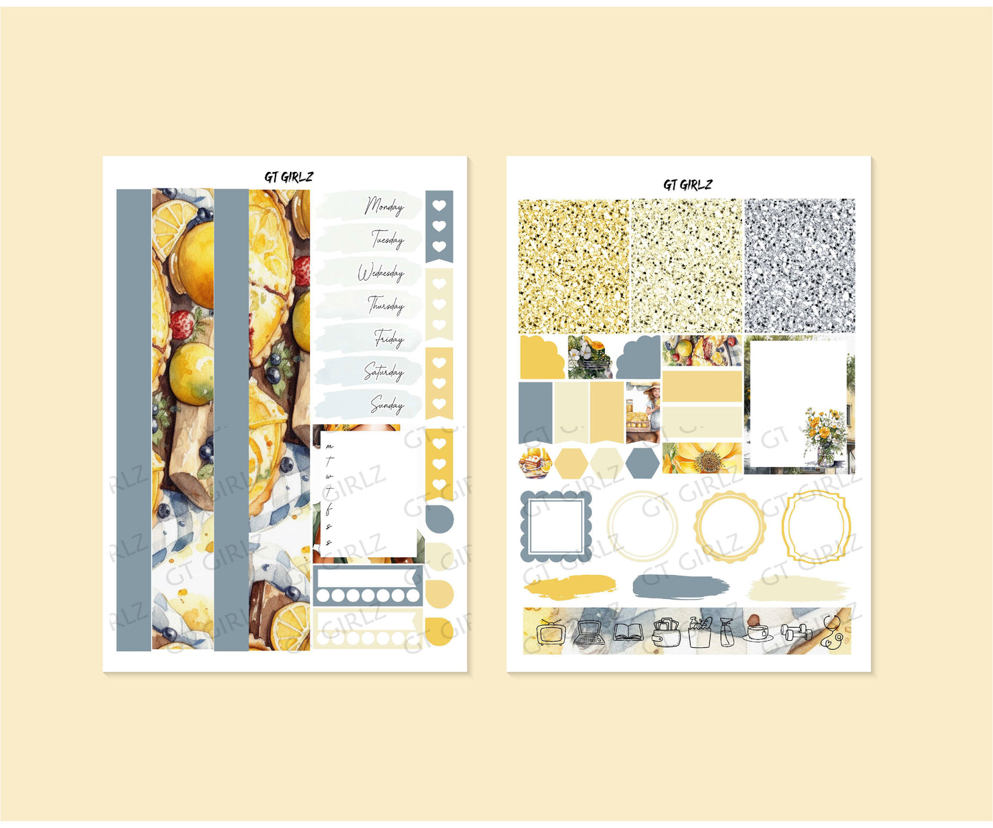 Summer Time Sticker Kit