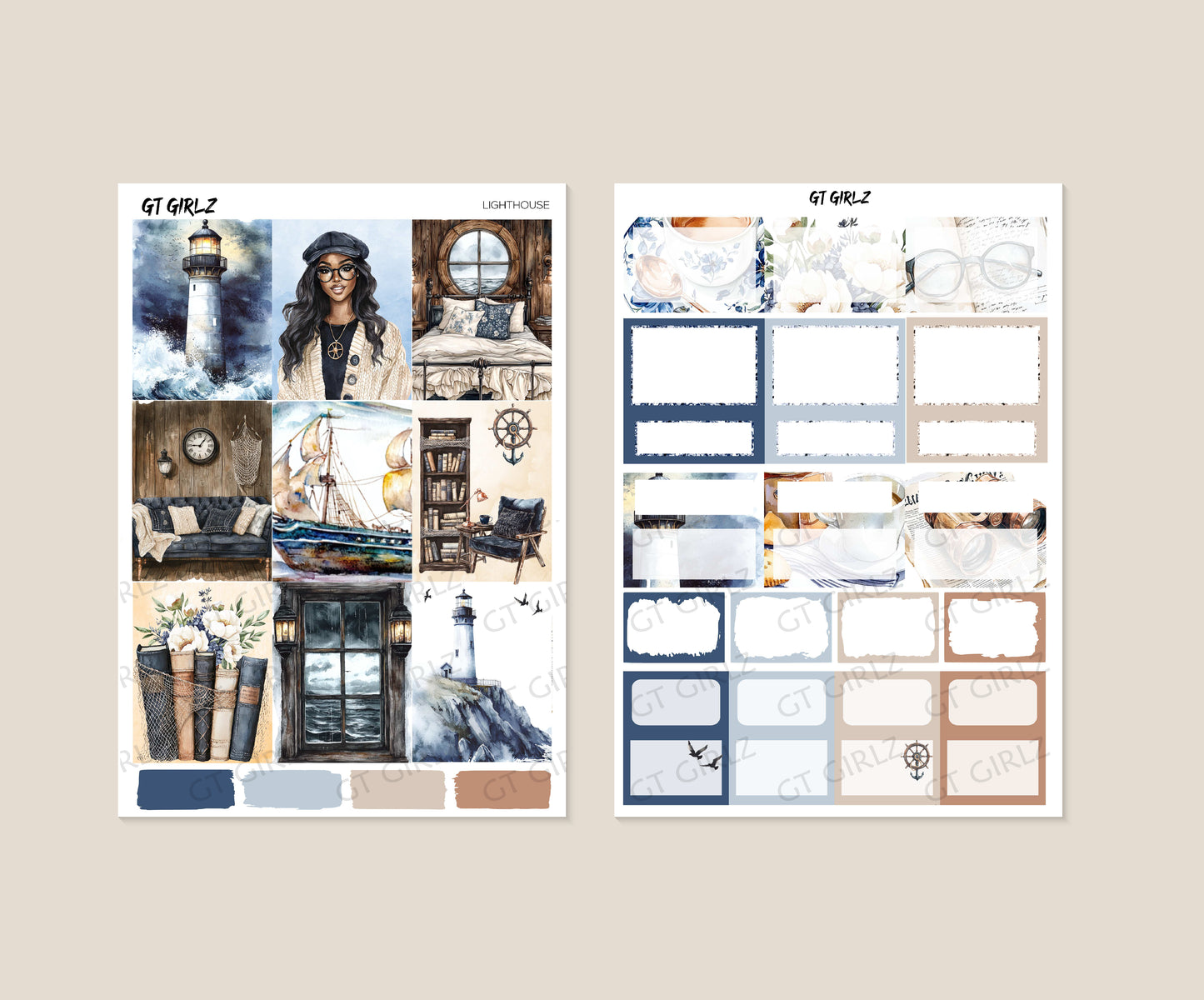 Light House Sticker Kit