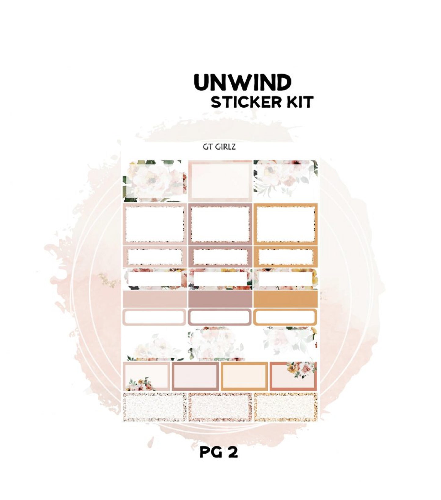 Unwind Sticker Kit