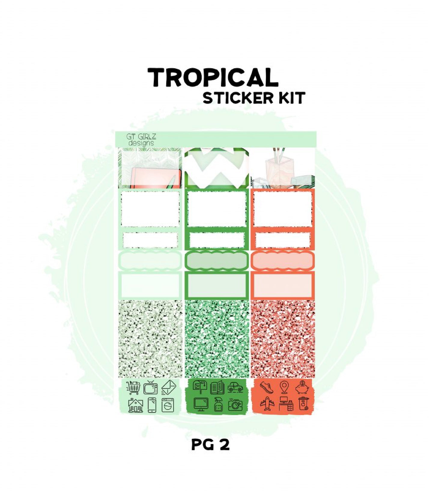 Tropical Sticker Kit