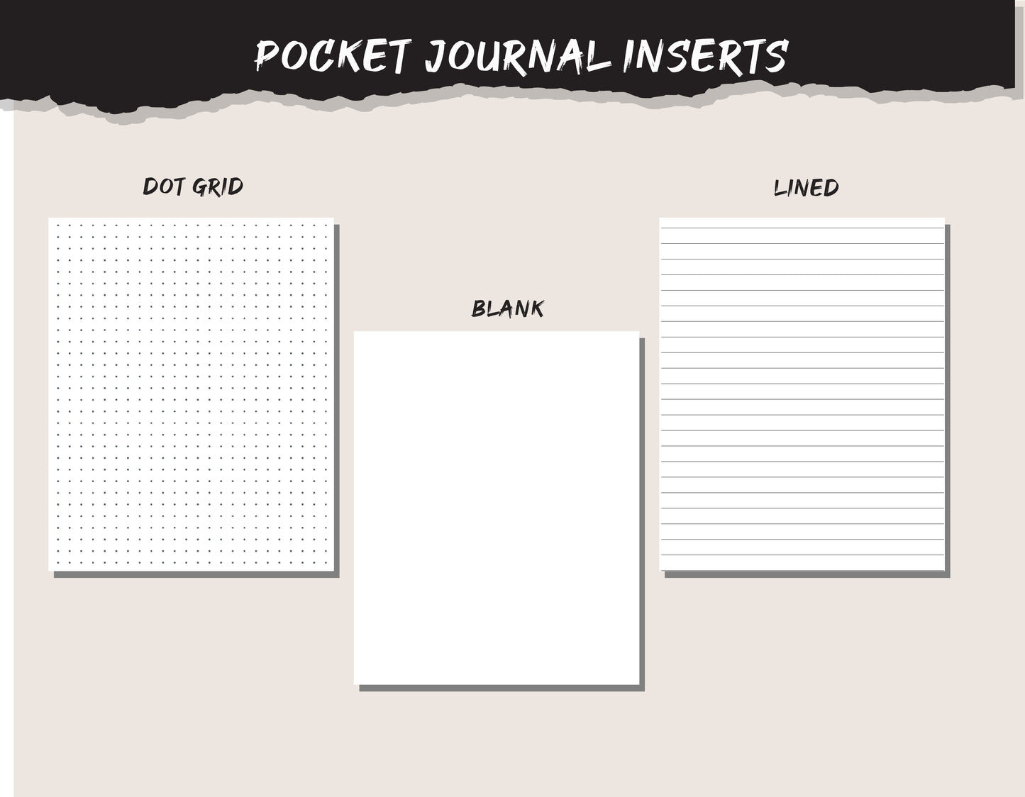 Sanctuary Pocket Journals