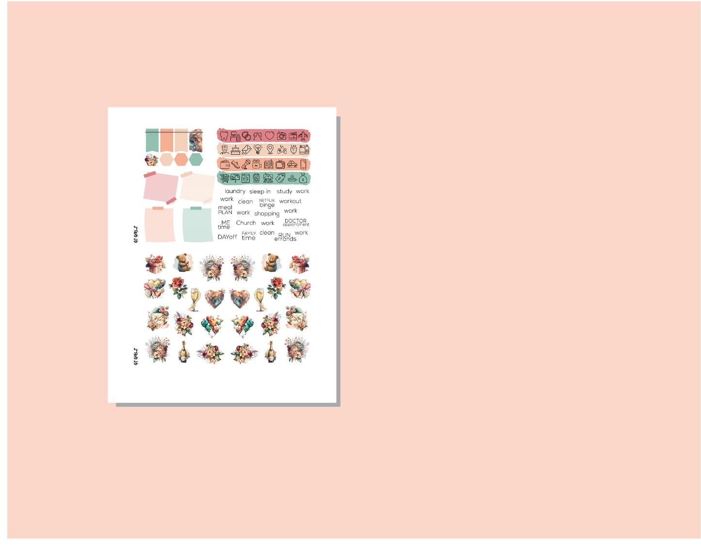 Valentine Weekly Printable