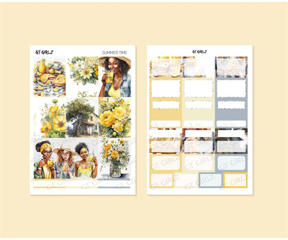 Summer Time Sticker Kit