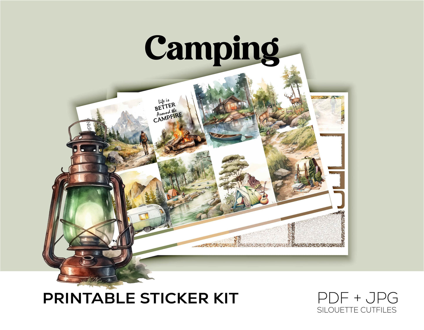Camping Weekly Printable