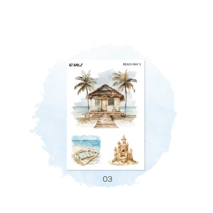 Beach Day Decorative Kit