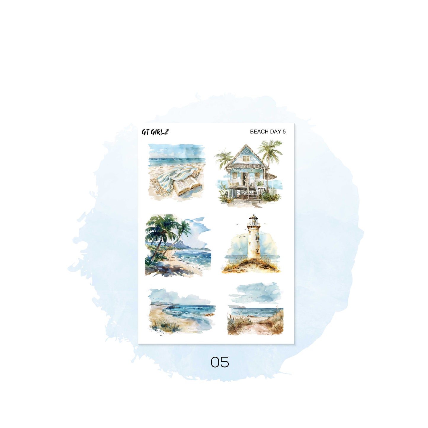 Beach Day Decorative Kit