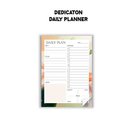 Dedication Daily planner