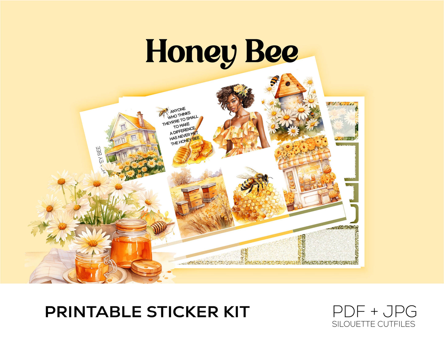 Honey Bee Weekly Printable