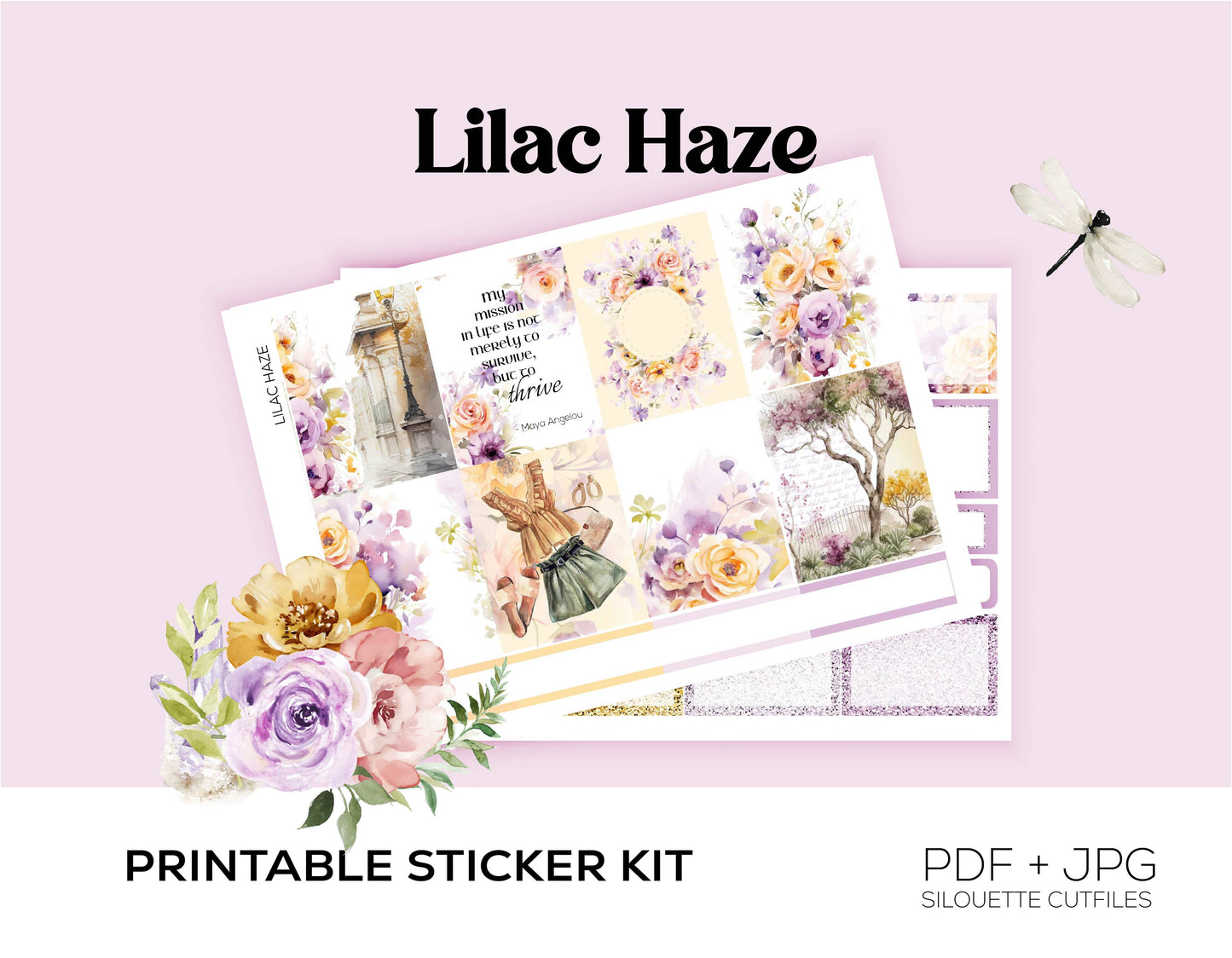 Lilac Haze Weekly Printable