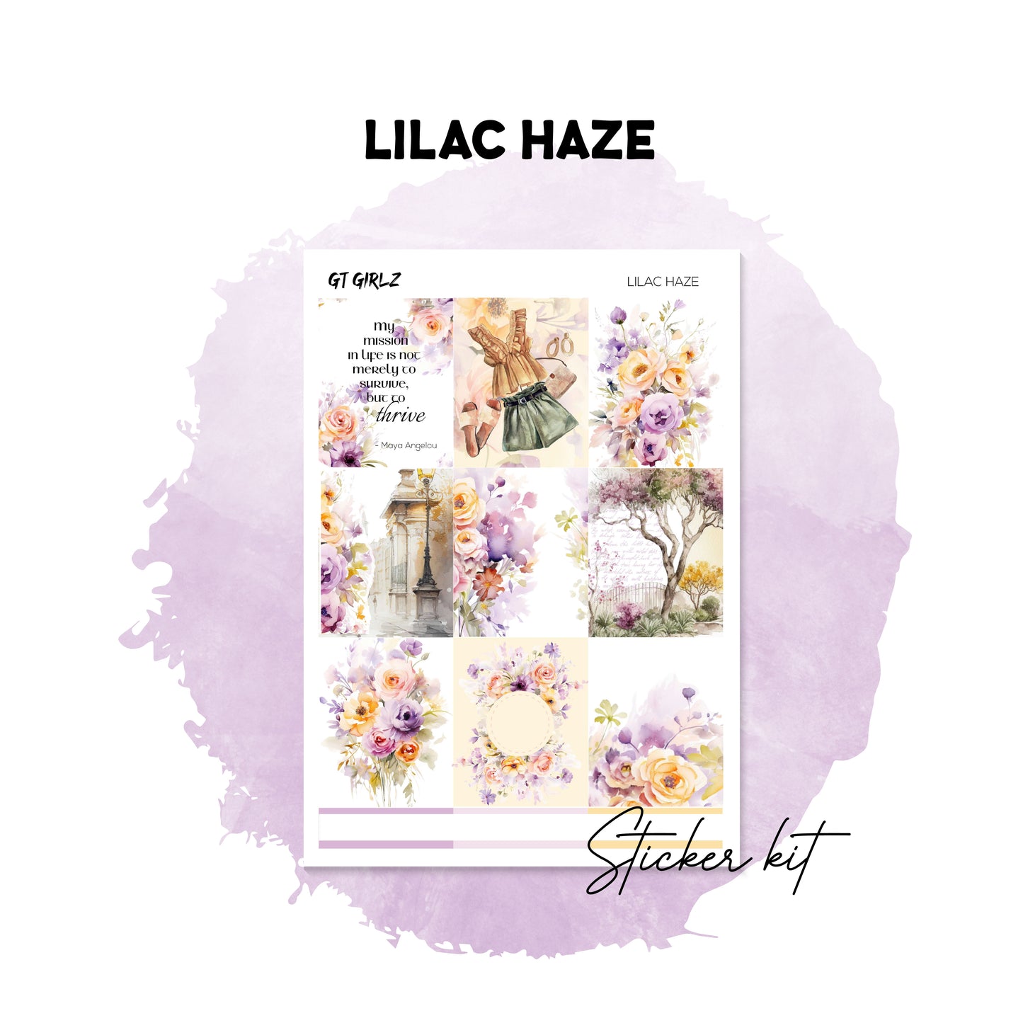 Lilac Haze Sticker Kit