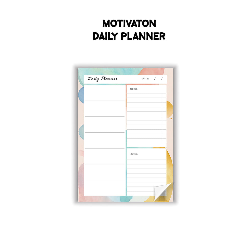 Motivation Daily planner
