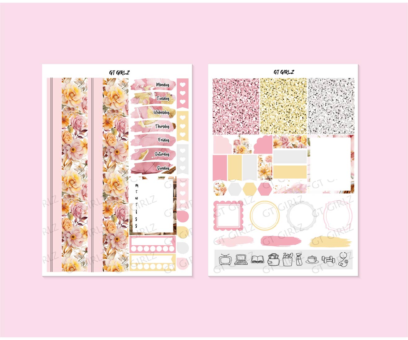 Planner Girl Era Sticker Kit