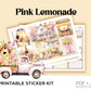 Pink Lemonade Weekly Printable