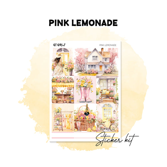 Pink Lemonade Sticker Kit