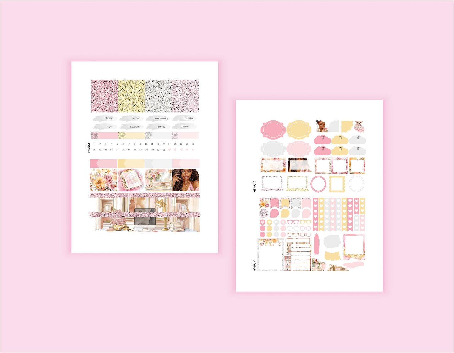 Planner Girl Era Weekly Printable