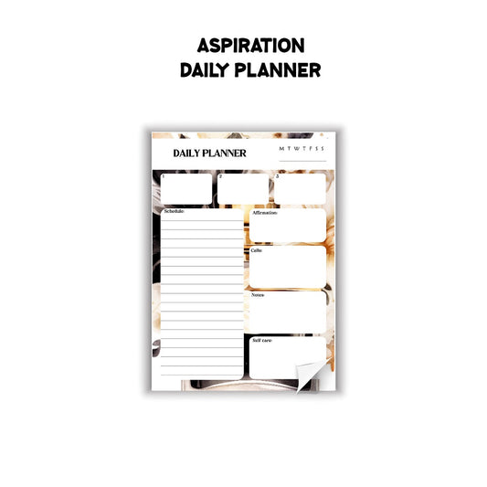Aspiration Daily planner