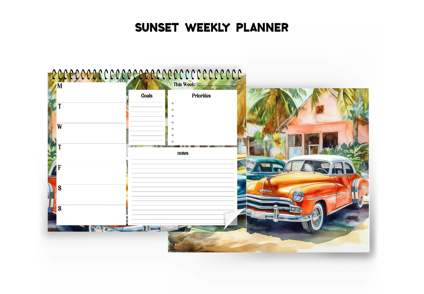 Sunset Weekly Planner