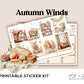 Autumn Winds Weekly Printable