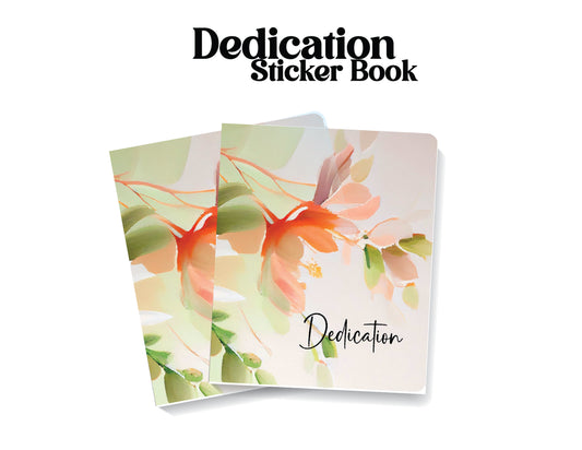 Dedication Sticker Book