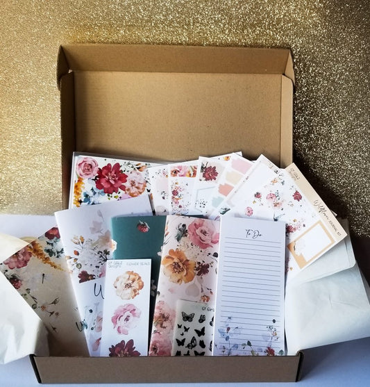 Wildflower Stationery Box