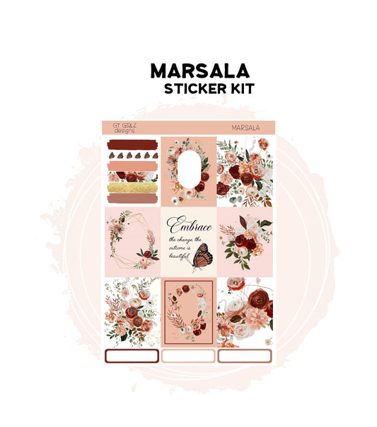 Marsala Sticker Kit