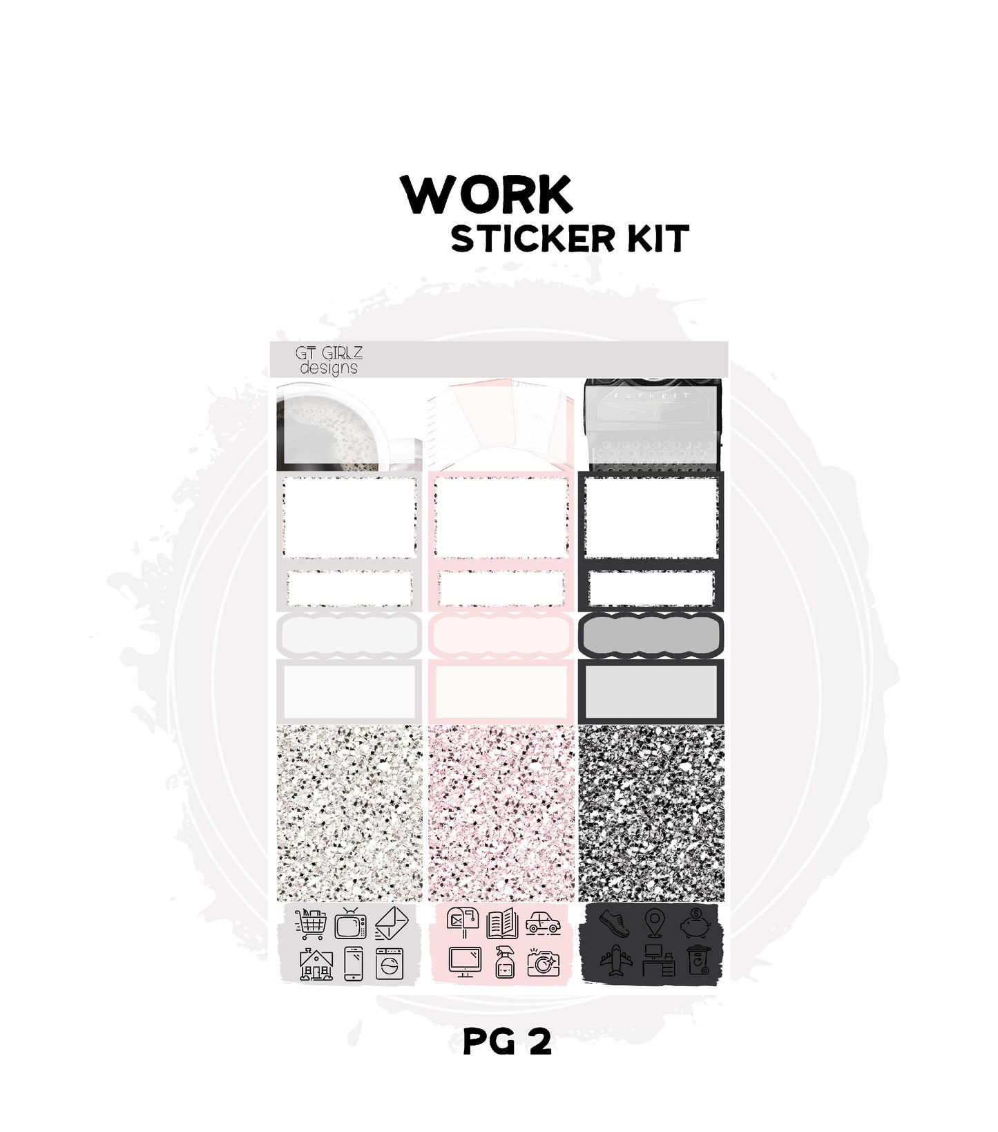 Work Sticker Kit