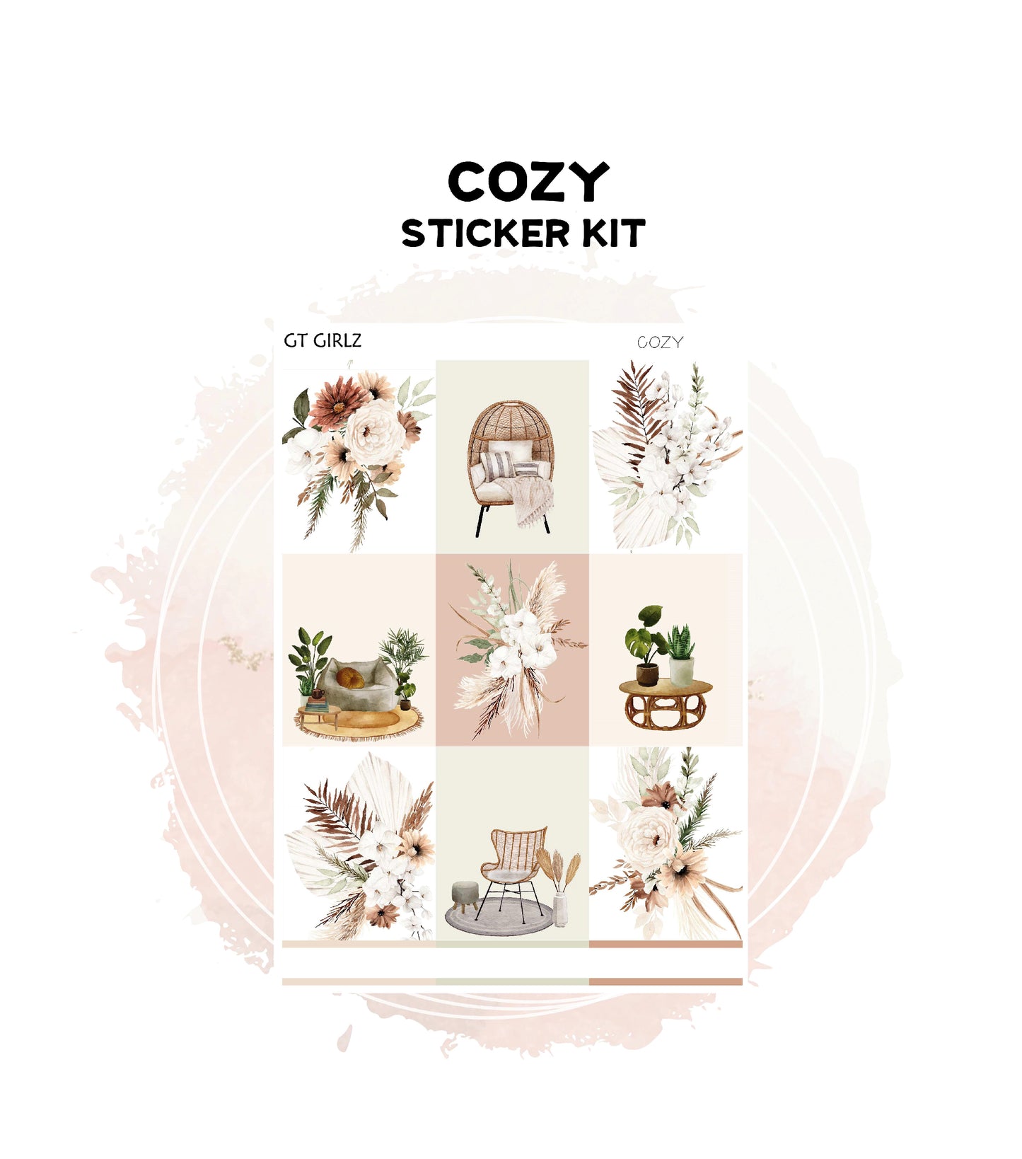 Cozy Sticker Kit