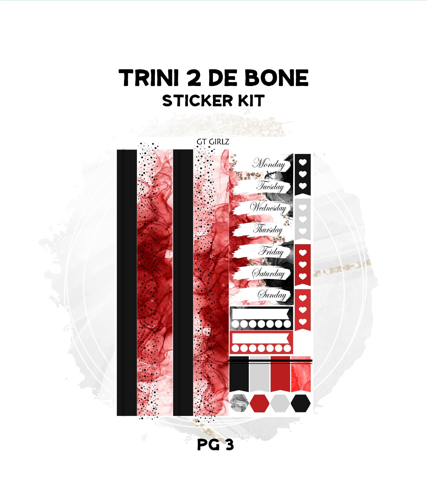 Trini 2 De Bone Sticker Kit