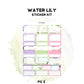 Water Lily Sticker Kit