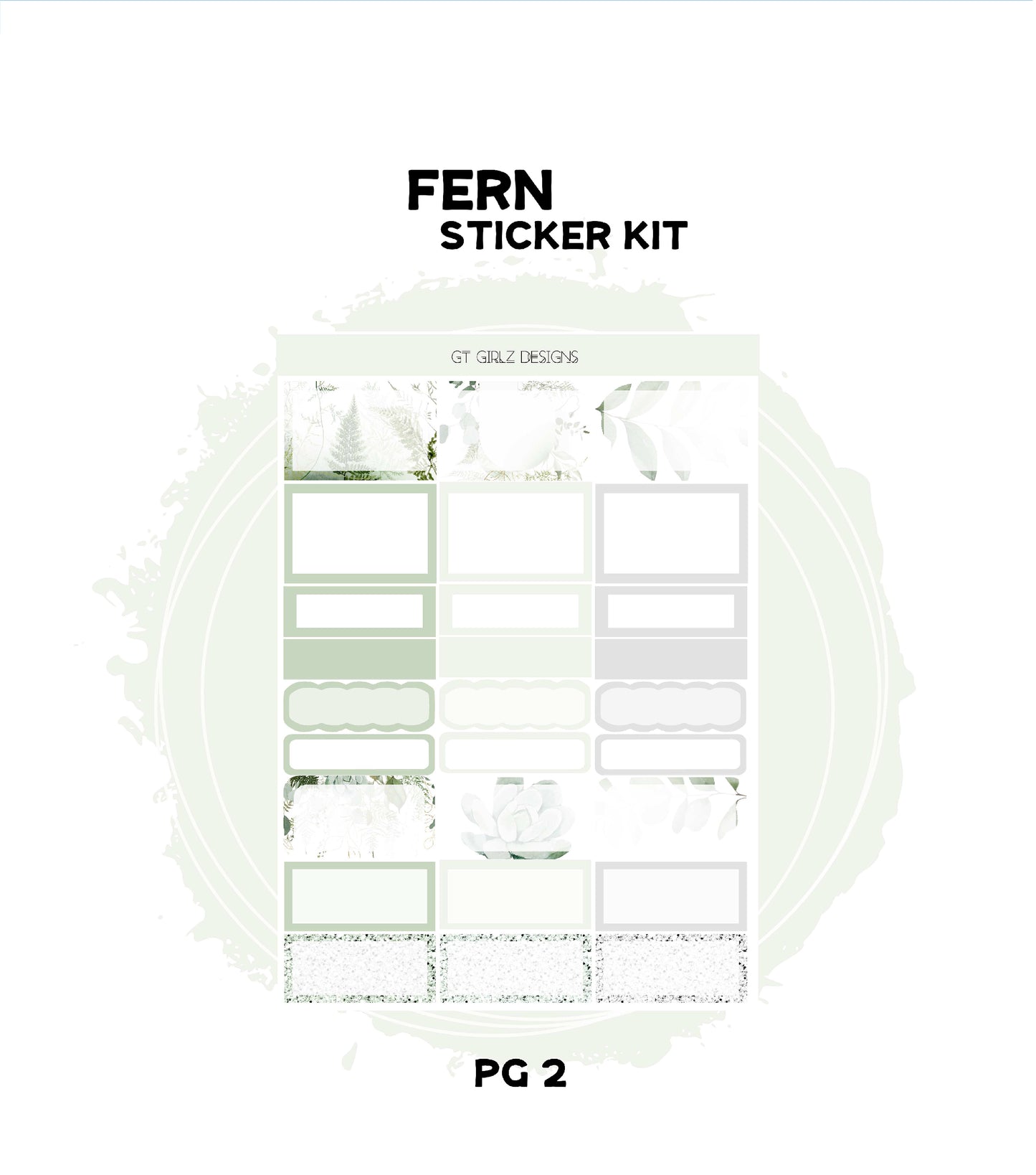 Fern Sticker Kit