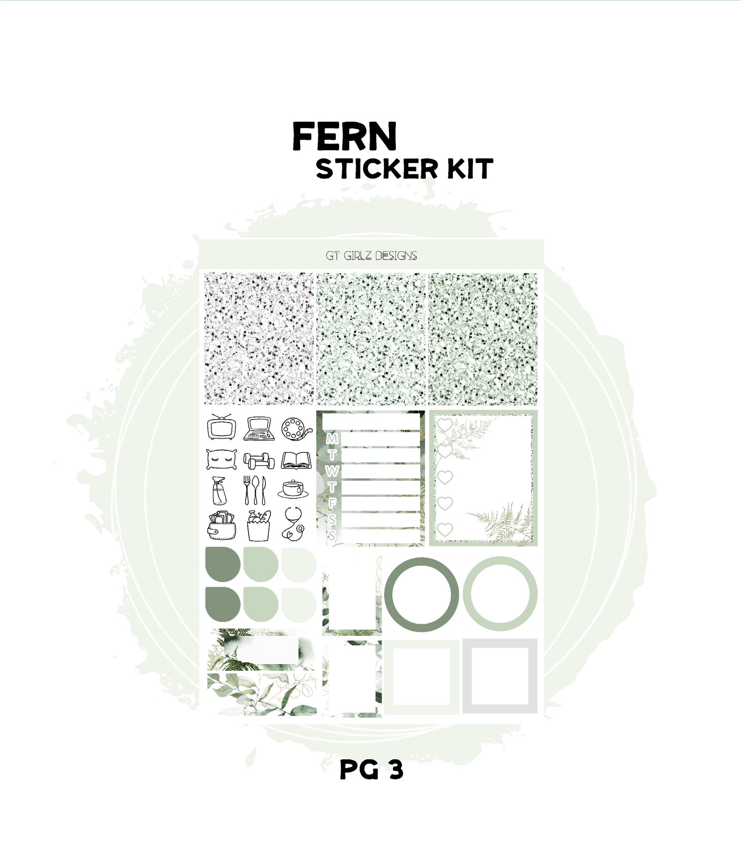 Fern Sticker Kit