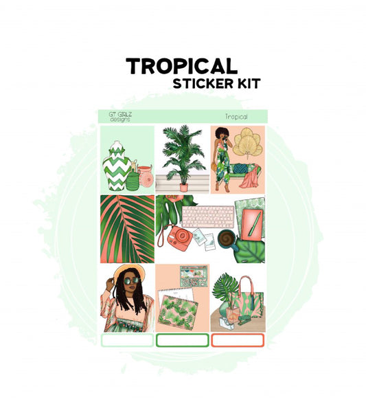 Tropical Sticker Kit