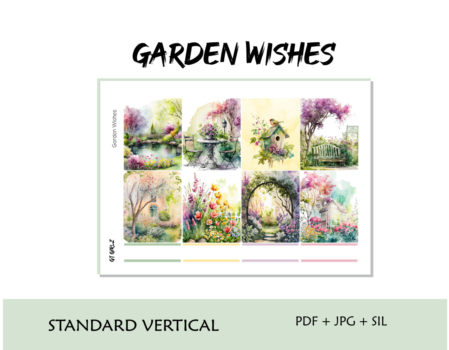 Garden Wishes Weekly Printable