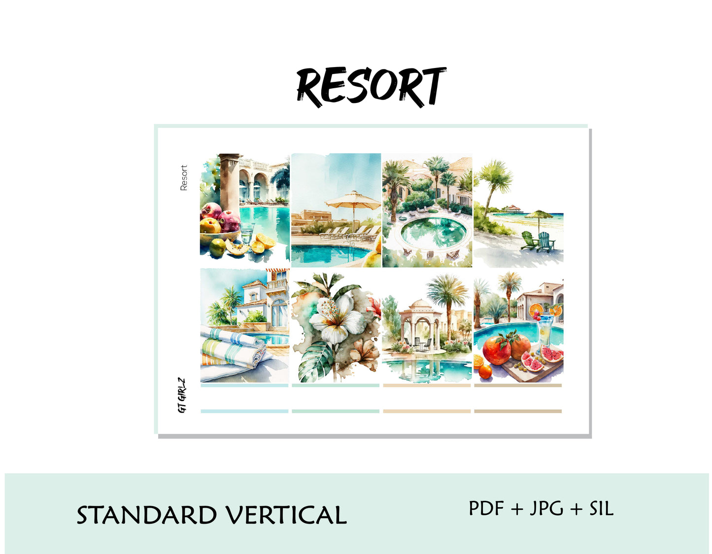Resort Weekly Printable