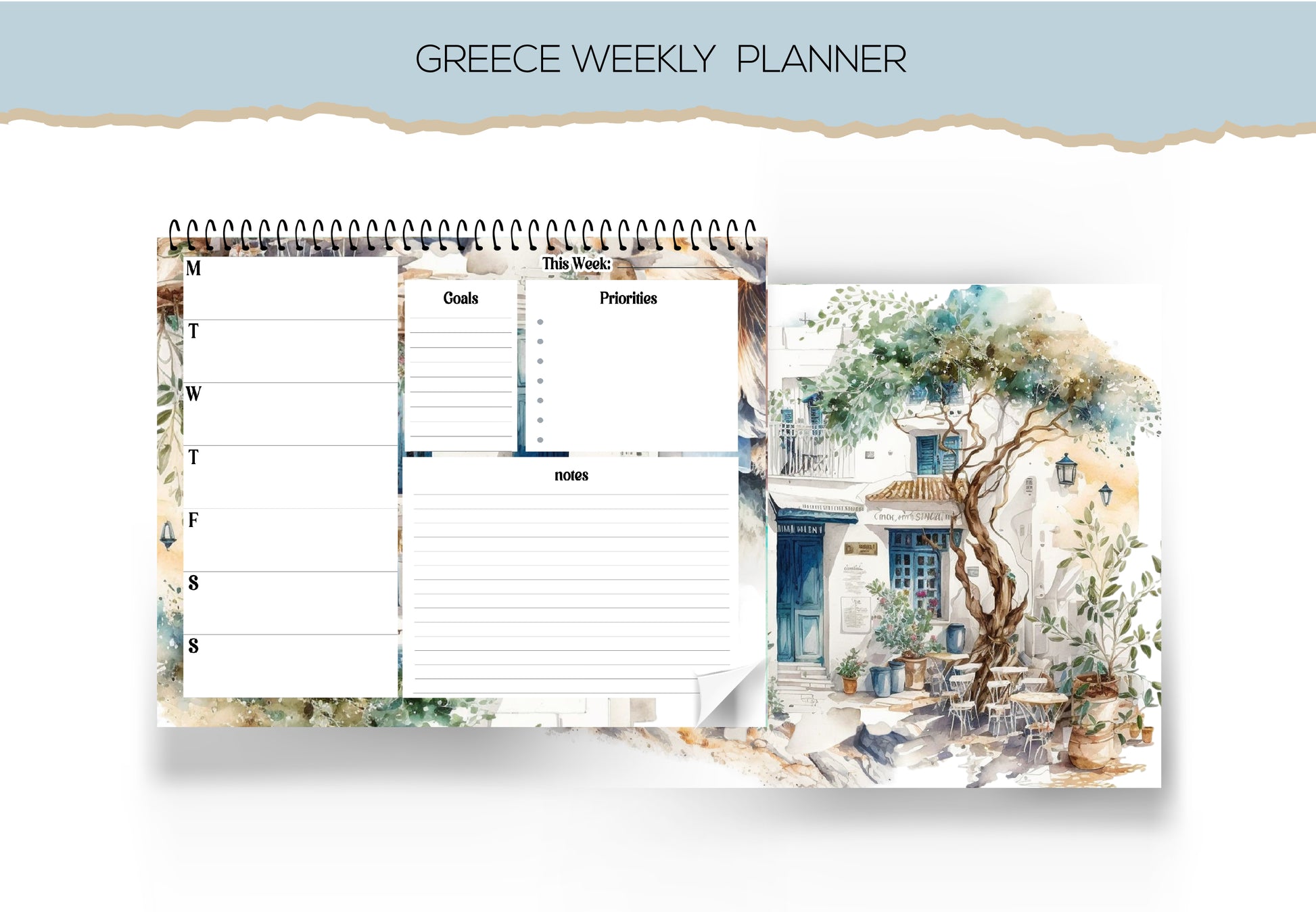Greece Weekly Planner