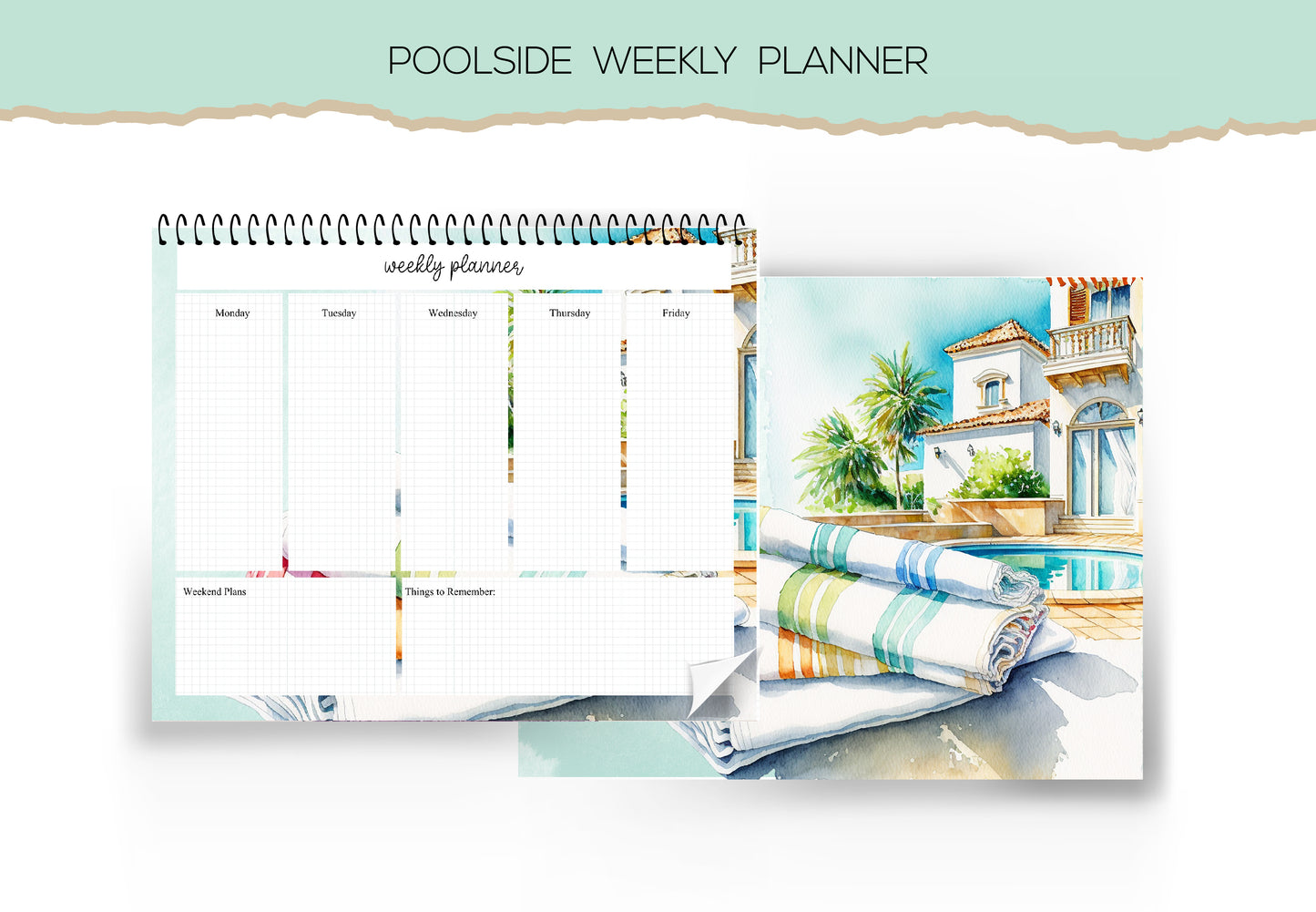 Poolside Weekly Planner